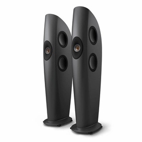 KEF Blade One Meta Floorstanding Speaker - Pair (Charcoal Grey/Bronze)