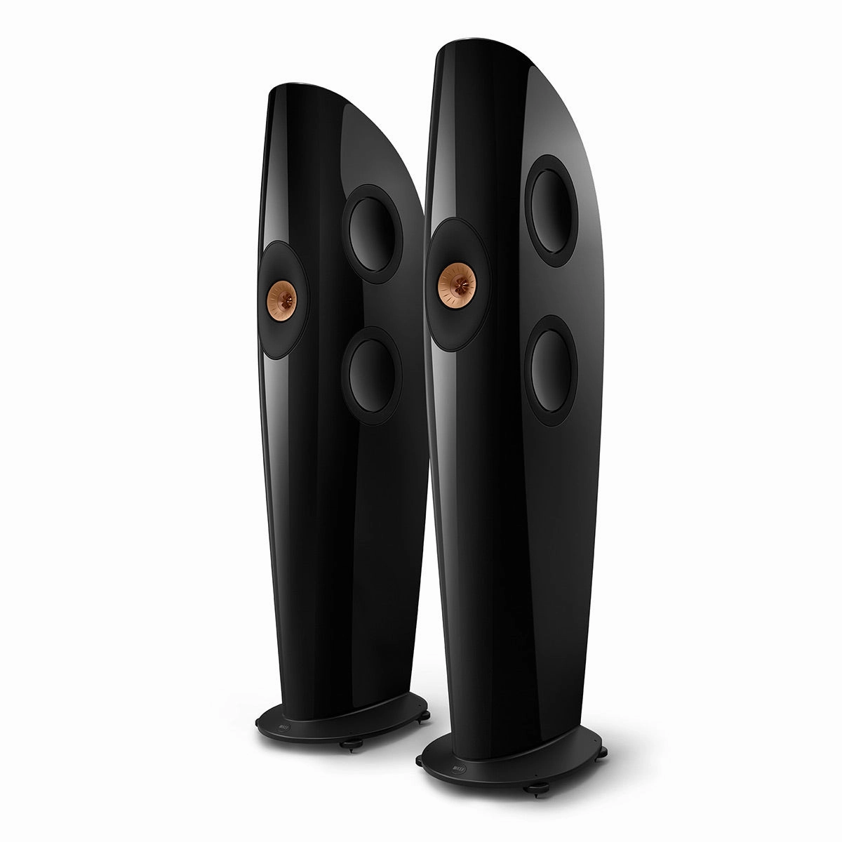 KEF Blade One Meta Floorstanding Speaker - Pair (Piano Black/Copper)