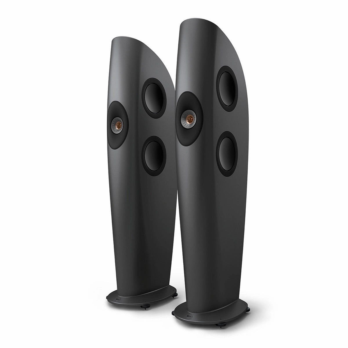 KEF Blade Two Meta Floorstanding Speaker - Pair (Charcoal Grey/Bronze)