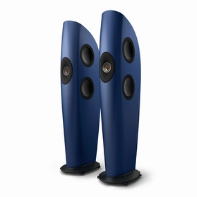 KEF Blade Two Meta Floorstanding Speaker - Pair (Frosted Blue /Bronze)