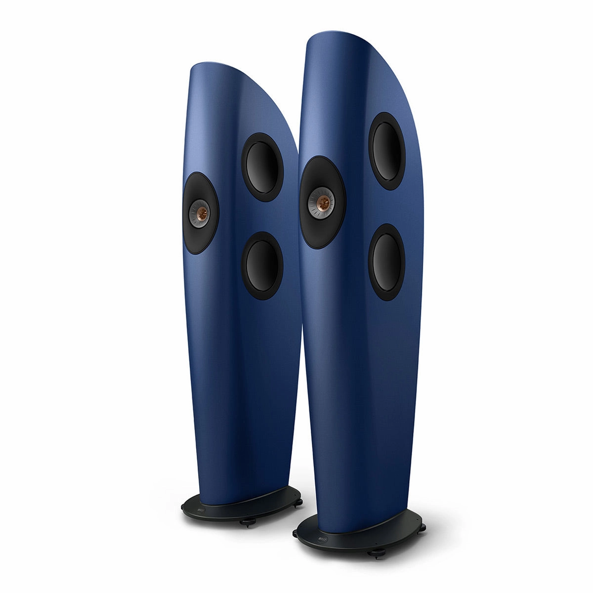KEF Blade Two Meta Floorstanding Speaker - Pair (Frosted Blue /Bronze)