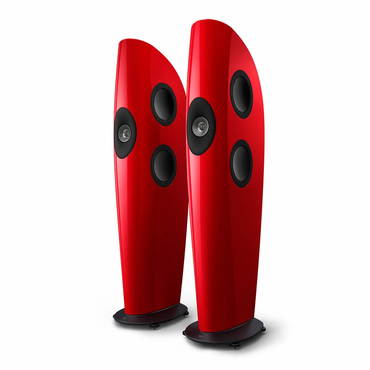KEF Blade Two Meta Floorstanding Speaker - Pair (Racing Red/Grey)
