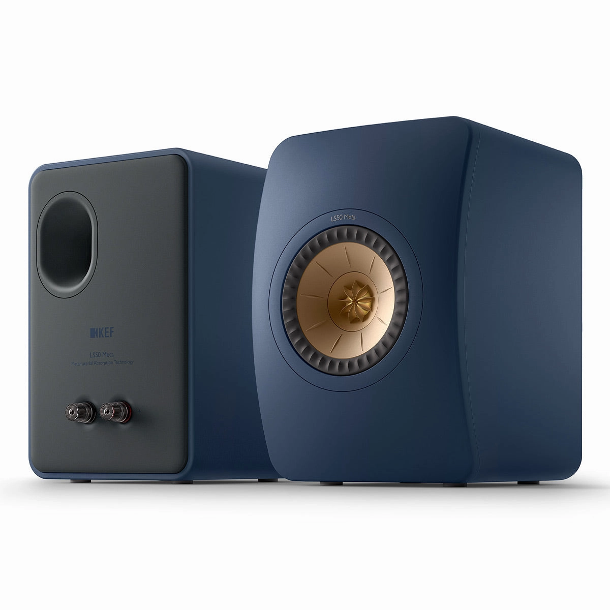 KEF LS50 Meta Monitor Bookshelf Speakers - Pair (Blue)