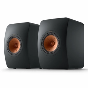 KEF LS50 Meta Monitor Bookshelf Speakers - Pair (Carbon Black)