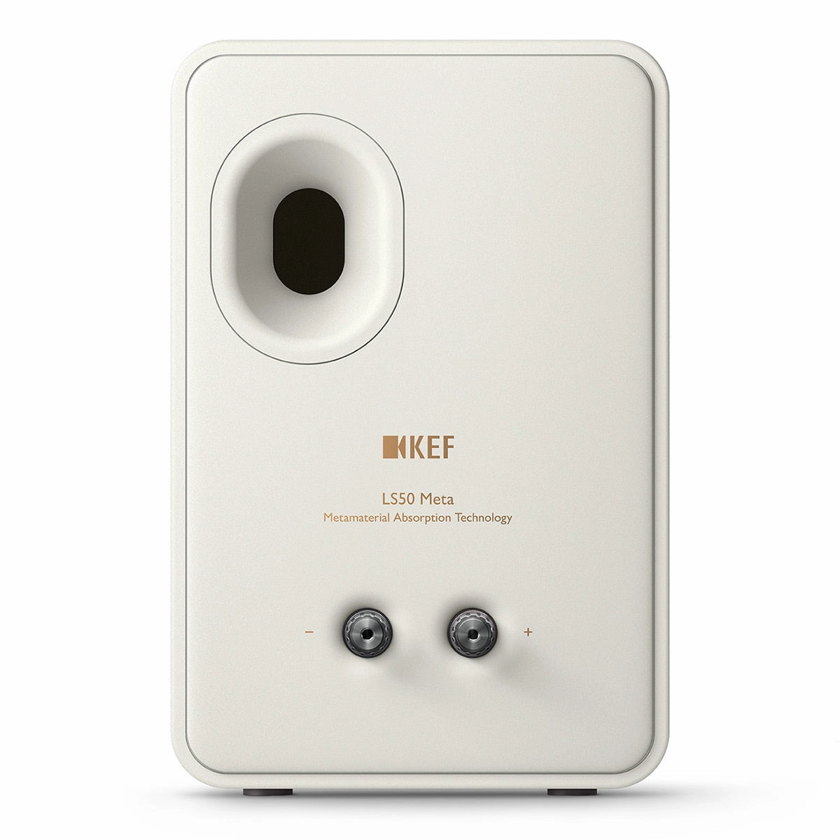 KEF LS50 Meta Monitor Bookshelf Speakers - Pair (Mineral White)