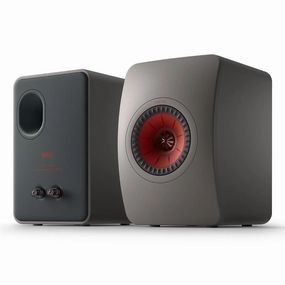 KEF LS50 Meta Monitor Bookshelf Speakers - Pair (Titanium)