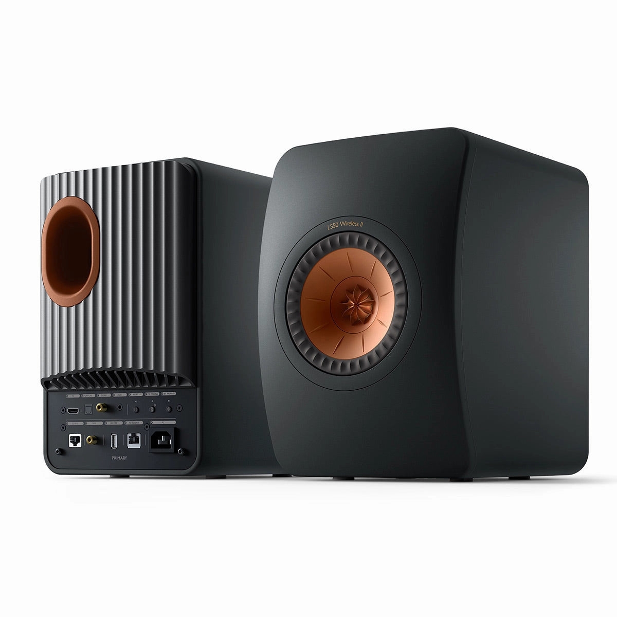 KEF LS50 Wireless II Music System - Pair (Carbon Black)
