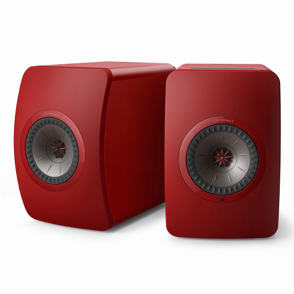 KEF LS50 Wireless II Music System - Pair (Crimson Red Special Edition)
