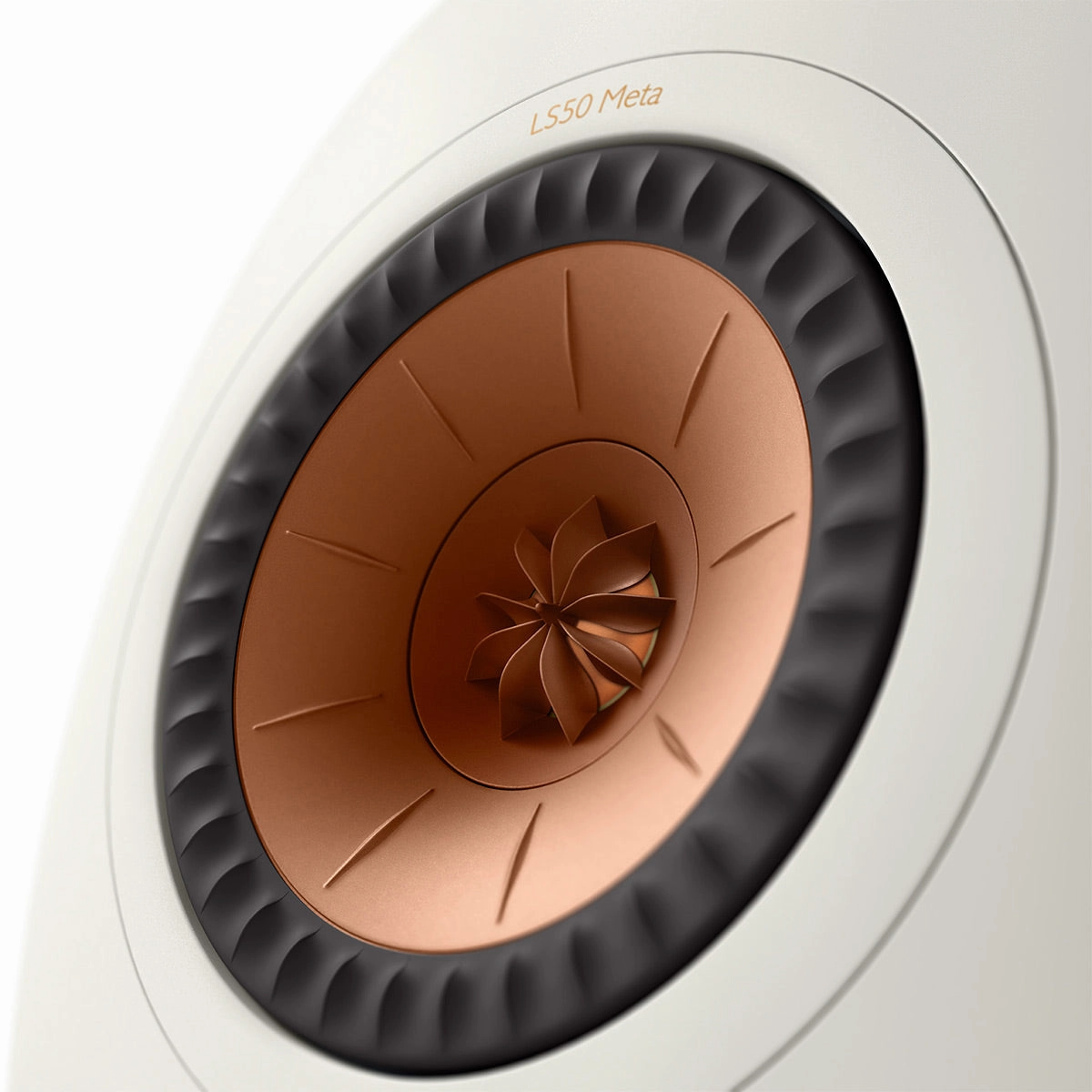 KEF LS50C Meta Center Monitor Bookshelf Speaker - Each (Mineral White)