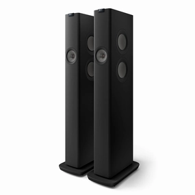 KEF LS60W Wireless Floorstanding Speakers - Pair (Carbon Black)