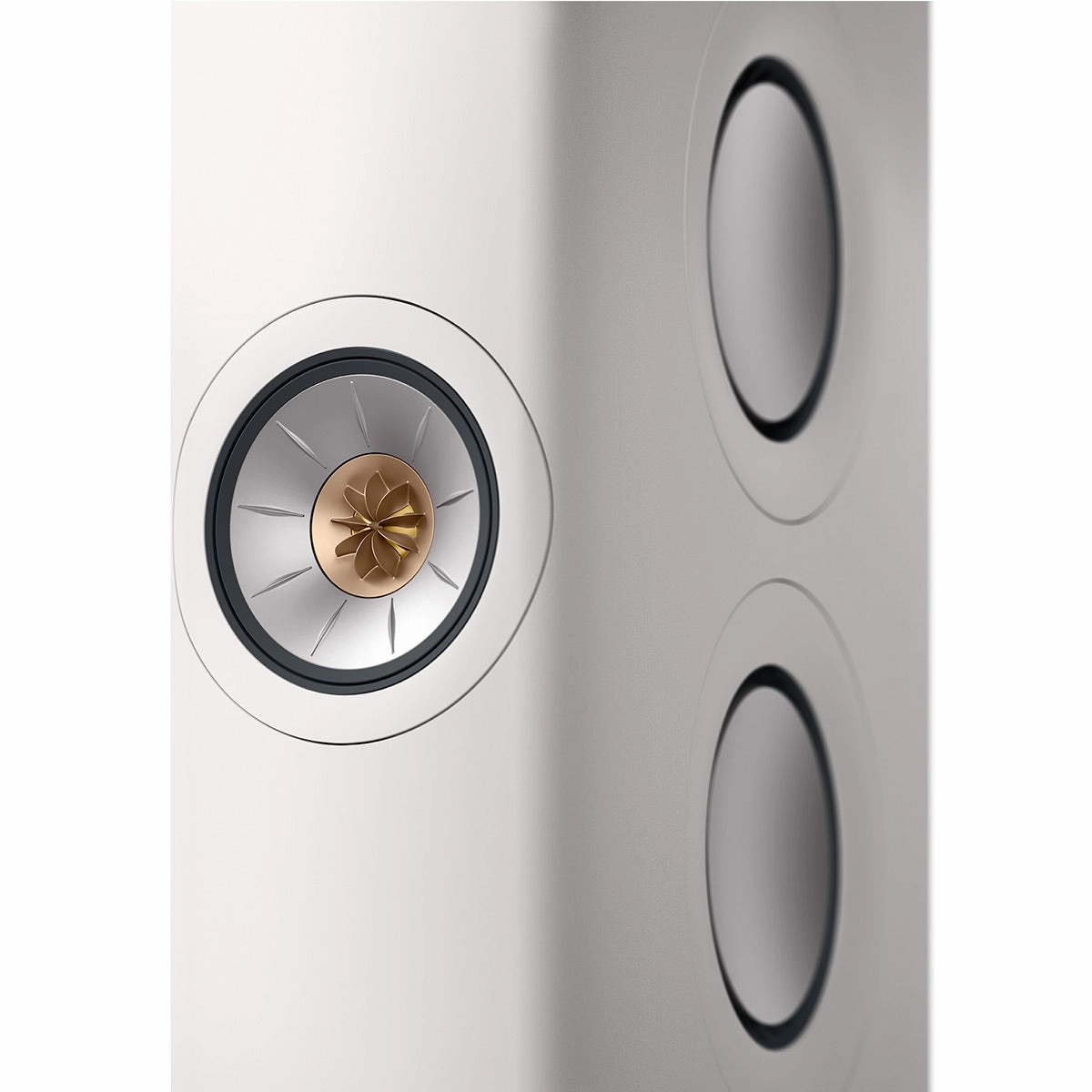 KEF LS60W Wireless Floorstanding Speakers - Pair (Mineral White)