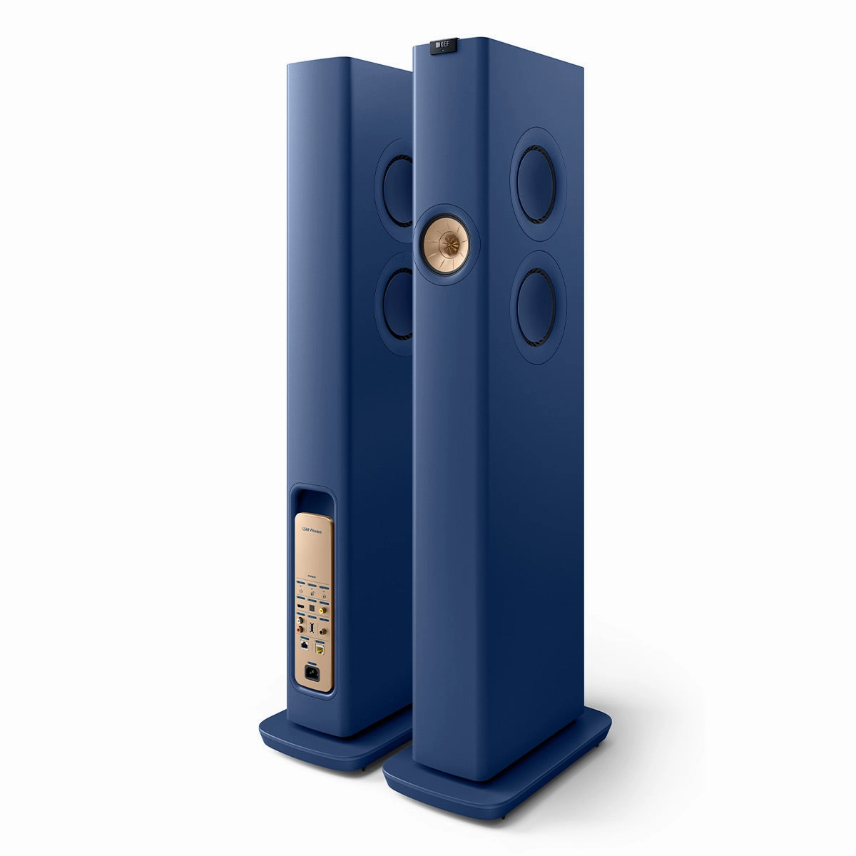 KEF LS60W Wireless Floorstanding Speakers - Pair (Royal Blue)