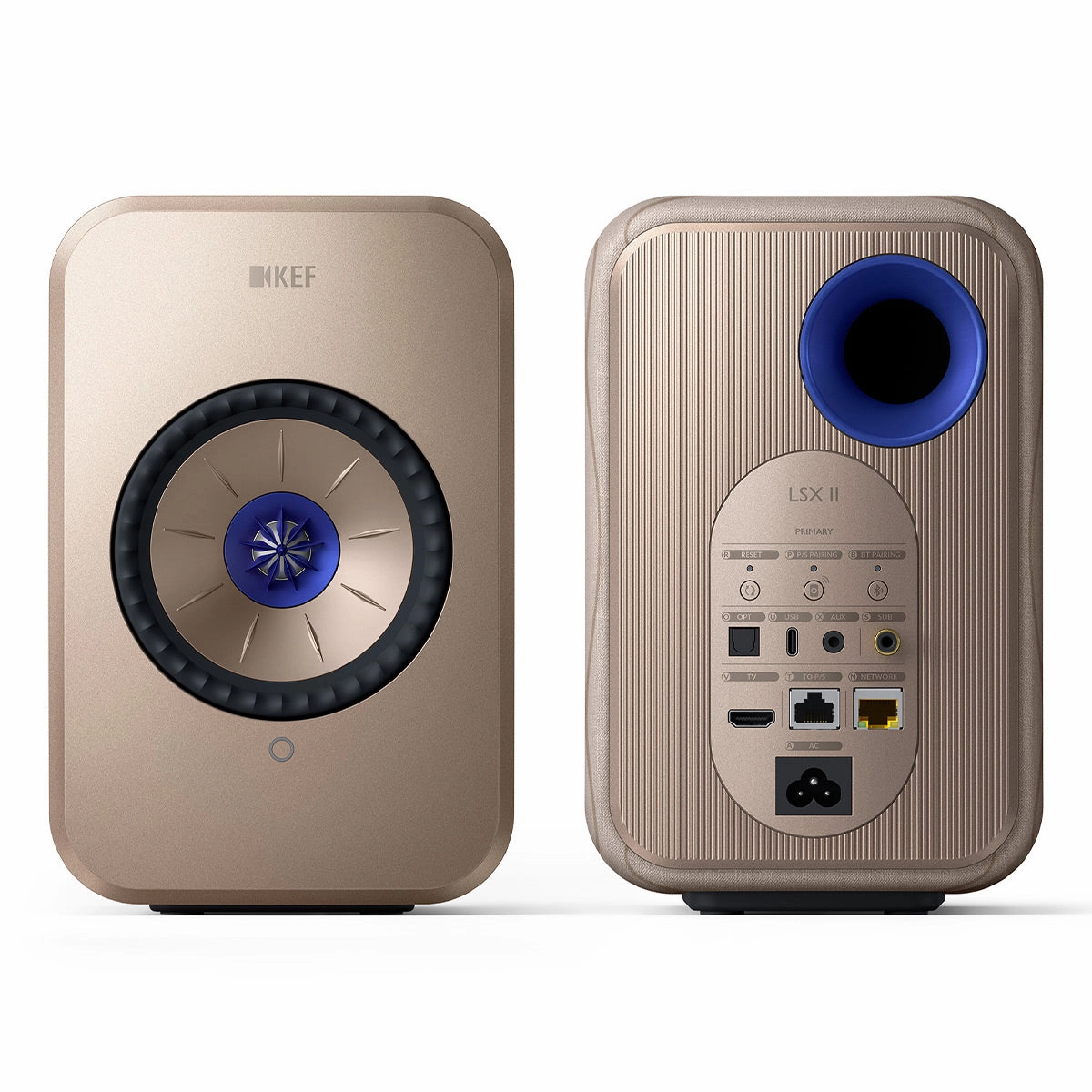 KEF LSX II Bookshelf Speakers - Pair (Conran Soundwave)