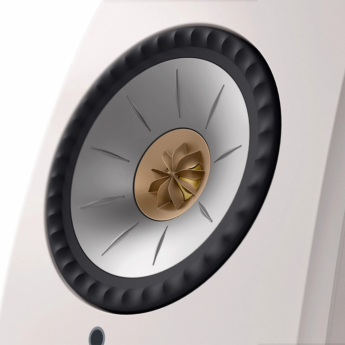 KEF LSX II Bookshelf Speakers - Pair (Mineral White)