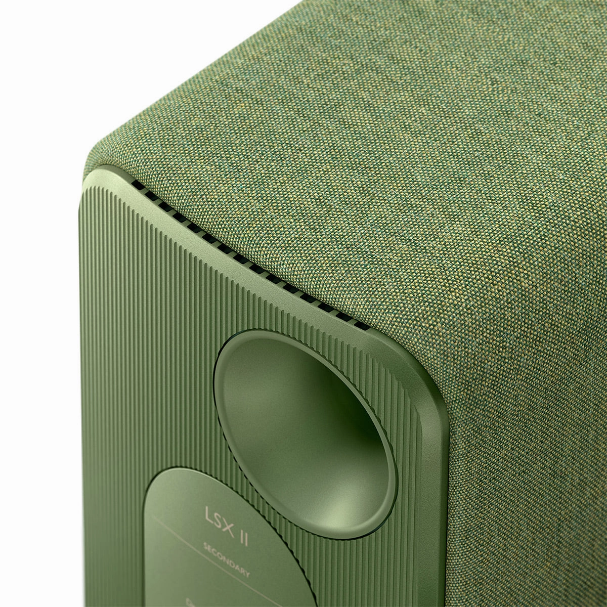 KEF LSX II Bookshelf Speakers - Pair (Olive Green)