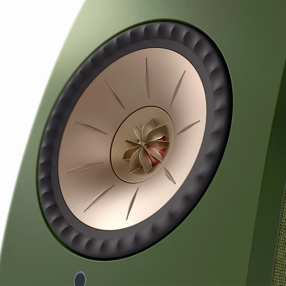 KEF LSX II Bookshelf Speakers - Pair (Olive Green)