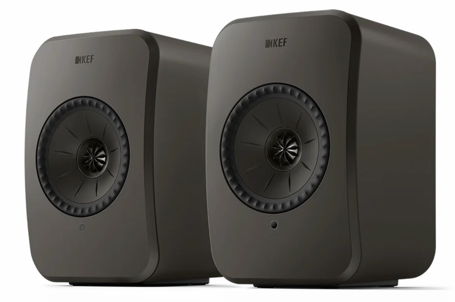 KEF LSX II LT Wireless Bookshelf Speakers (pair) in Graphite Gray
