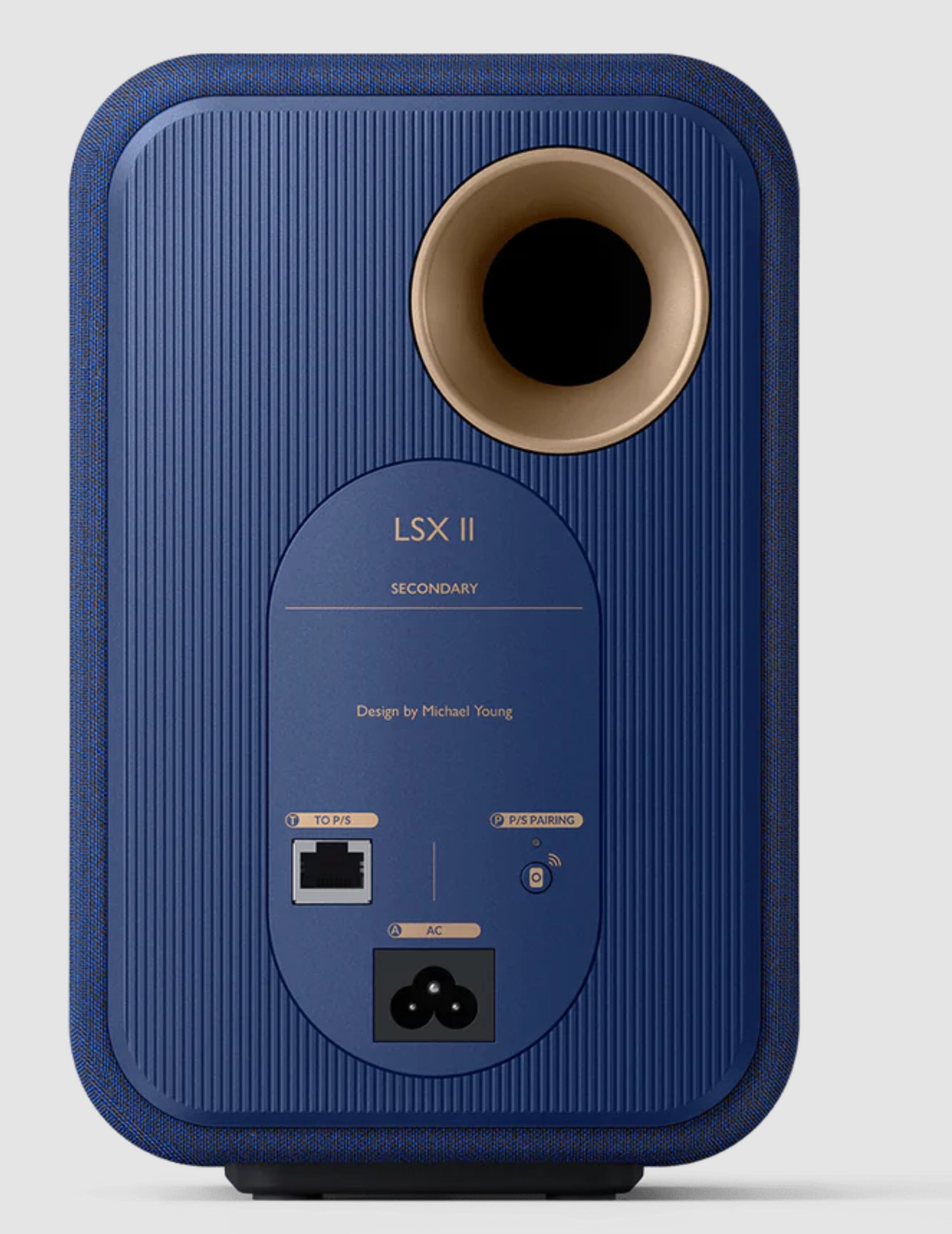 KEF LSX II Wireless Powered Bookshelf Speakers (pair) in Cobalt Blue
