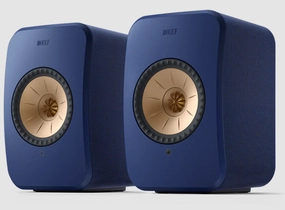 KEF LSX II Wireless Powered Bookshelf Speakers (pair) in Cobalt Blue