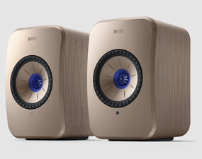 KEF LSX II Wireless Powered Bookshelf Speakers (pair) in Soundwave