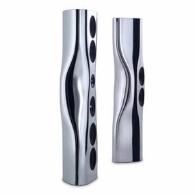 KEF Muon Floorstanding Speakers - Pair (Aluminum)