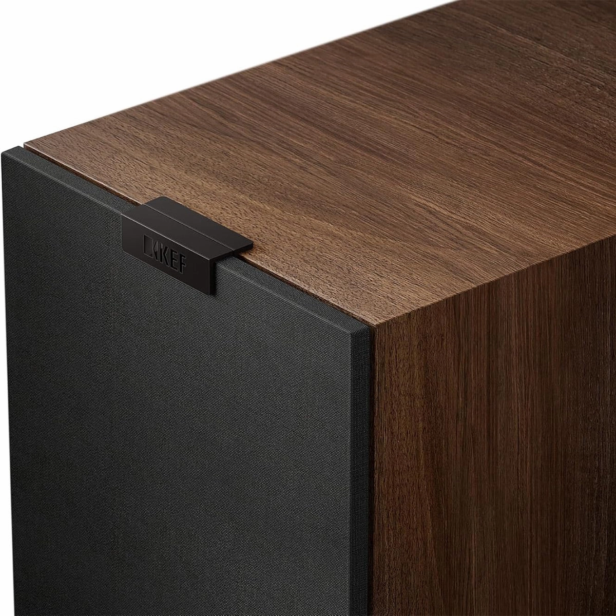 KEF Q1 Meta Bookshelf with Grille - Pair (Walnut)