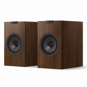KEF Q1 Meta Bookshelf with Grille - Pair (Walnut)