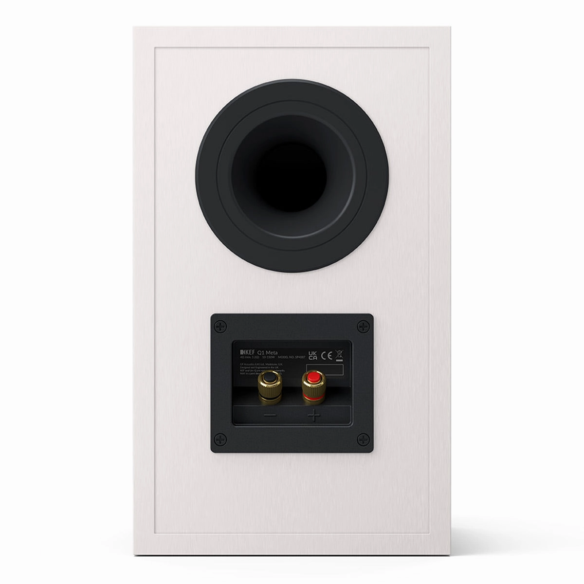 KEF Q1 Meta Bookshelf with Grille - Pair (White)