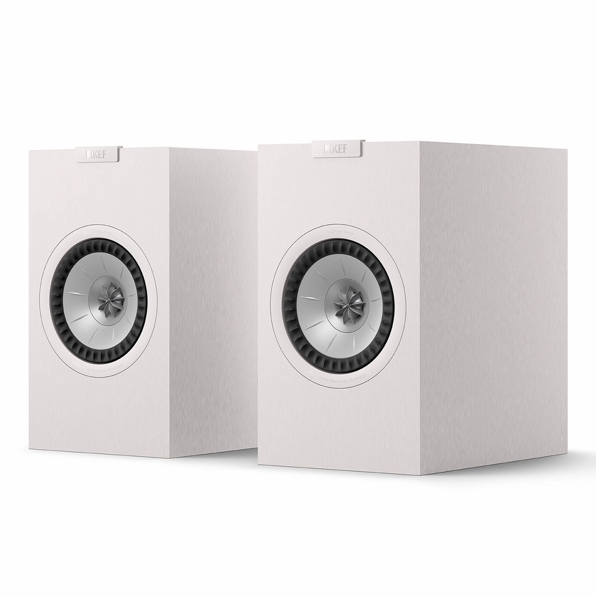 KEF Q1 Meta Bookshelf with Grille - Pair (White)