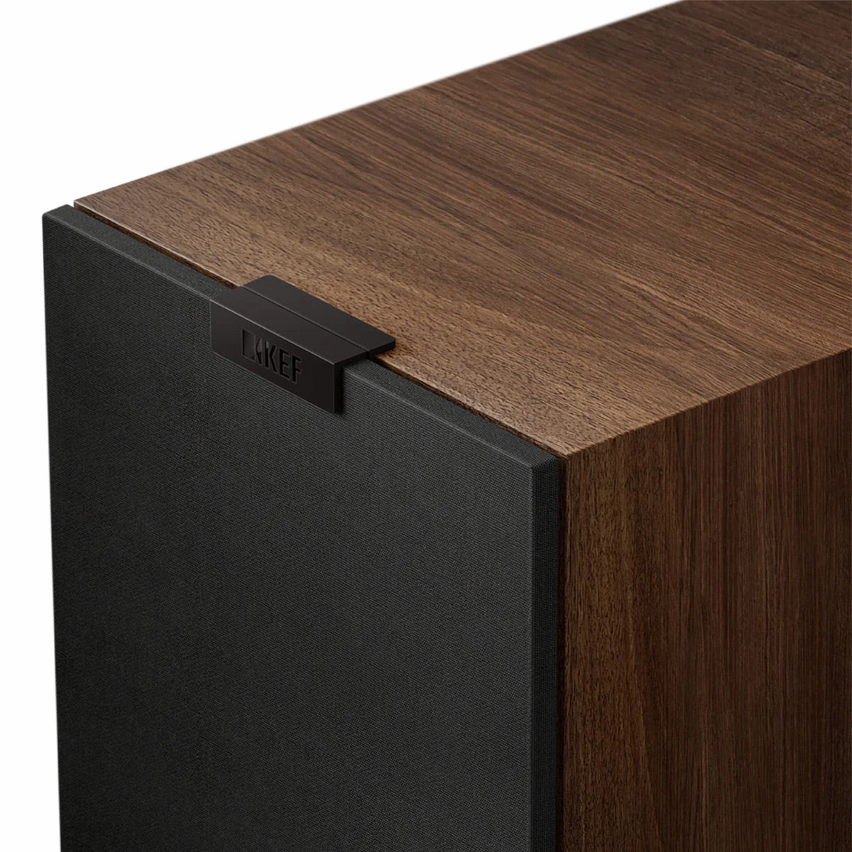 KEF Q Converto Meta 3-Way Bookshelf Speakers with Grille - Pair (Walnut)