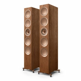 KEF R11 Meta Floorstanding Speaker - Pair (Walnut)