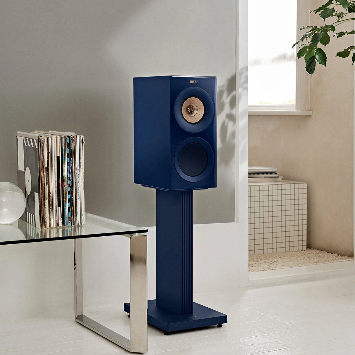 KEF R3 Meta Bookshelf Speaker - Pair (Gloss Indigo Limited Edition)