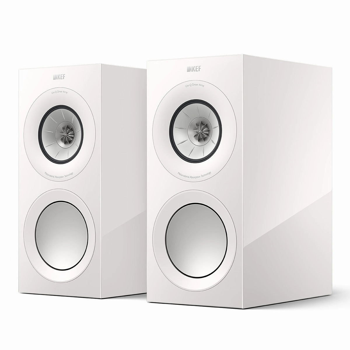 KEF R3 Meta Bookshelf Speaker - Pair (Gloss White)