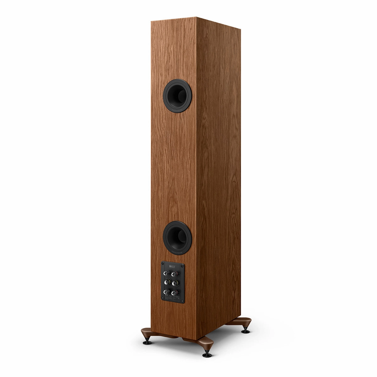 KEF R5 Meta Floorstanding Speaker - Each (Walnut)