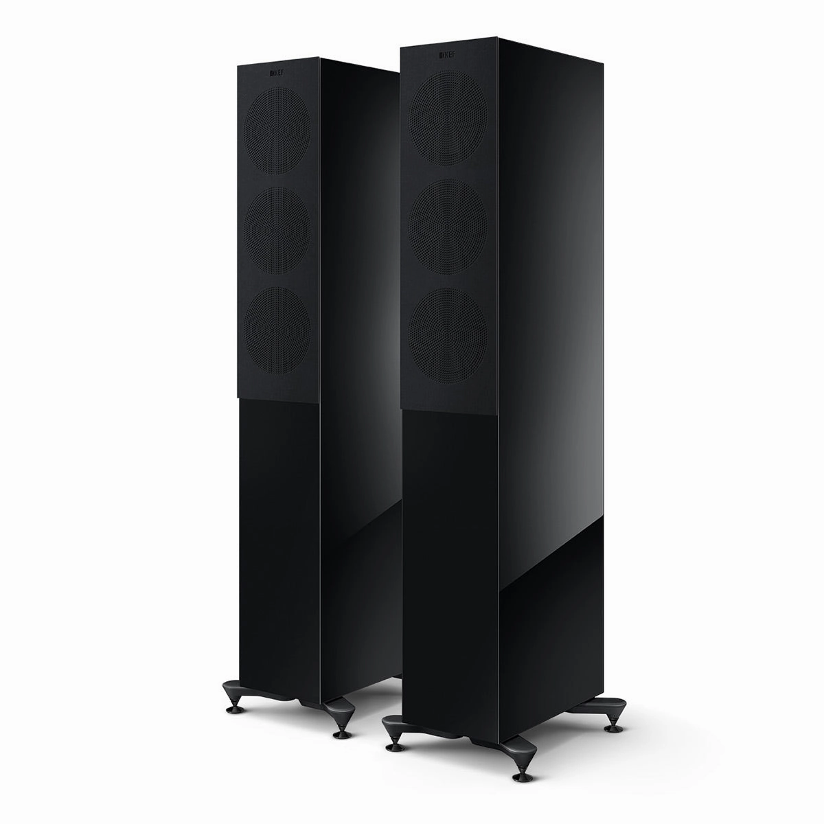 KEF R5 Meta Floorstanding Speaker - Pair (Gloss Black)