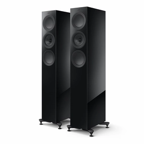 KEF R5 Meta Floorstanding Speaker - Pair (Gloss Black)