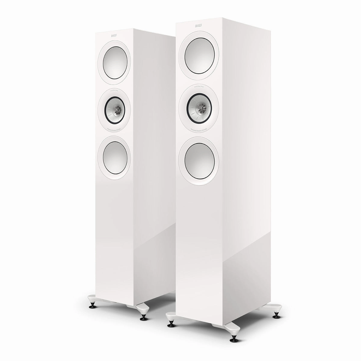 KEF R7 Meta Floorstanding Speaker - Each (Gloss White)