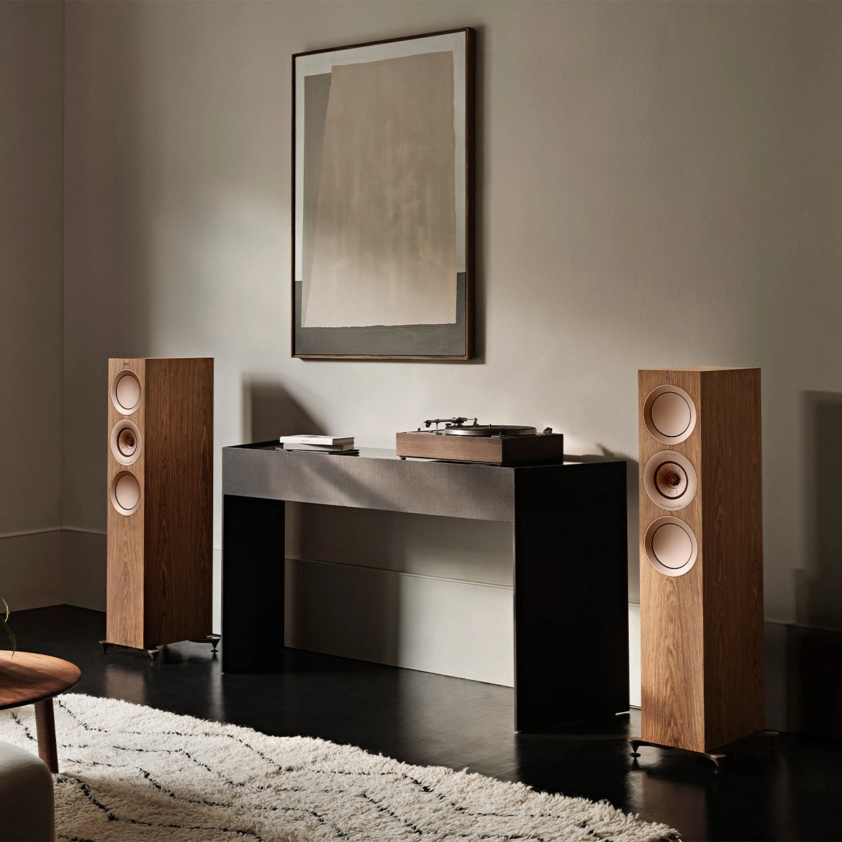 KEF R7 Meta Floorstanding Speaker - Each (Walnut)