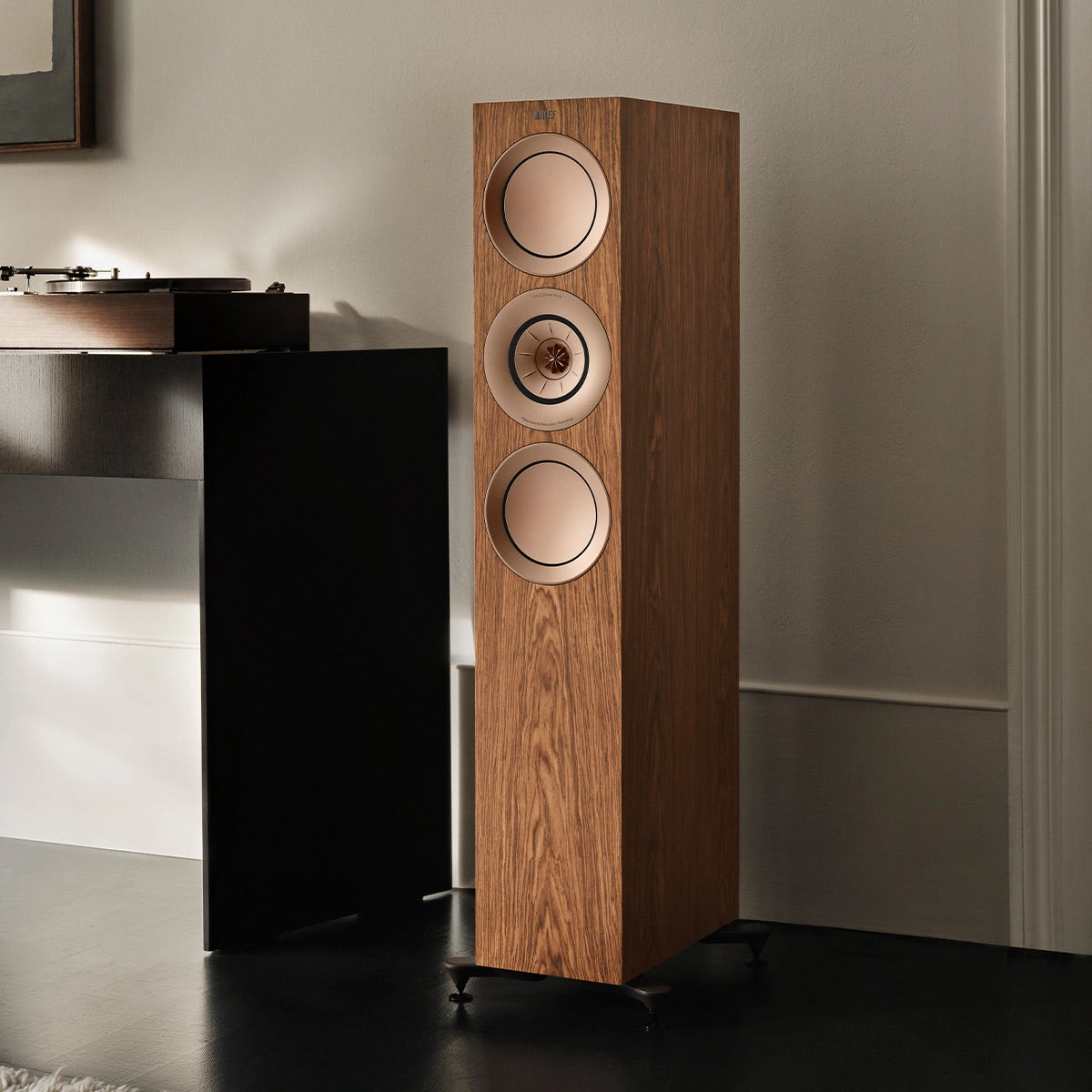 KEF R7 Meta Floorstanding Speaker - Each (Walnut)