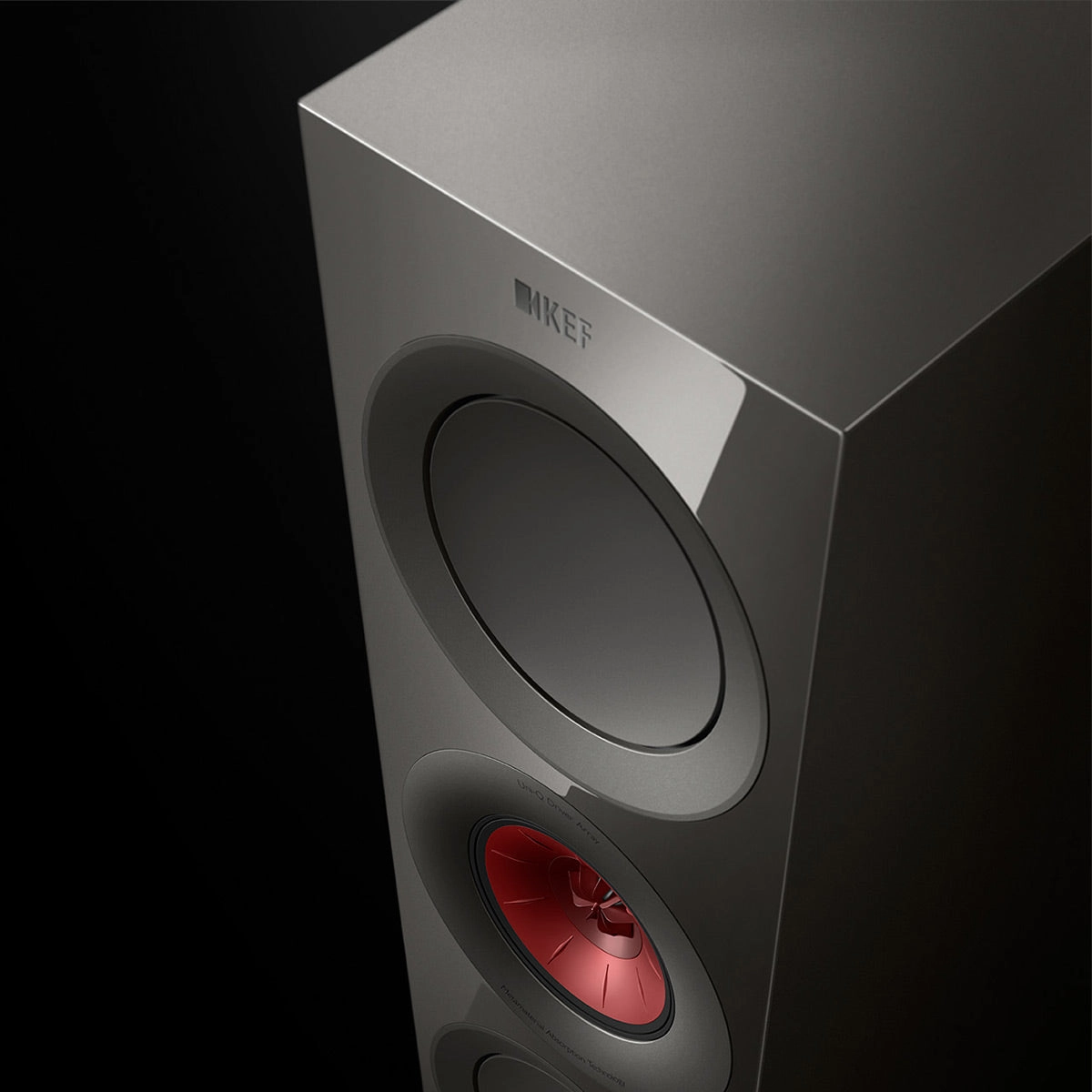 KEF R7 Meta Floorstanding Speaker - Pair (Gloss Titanium Limited Edition)