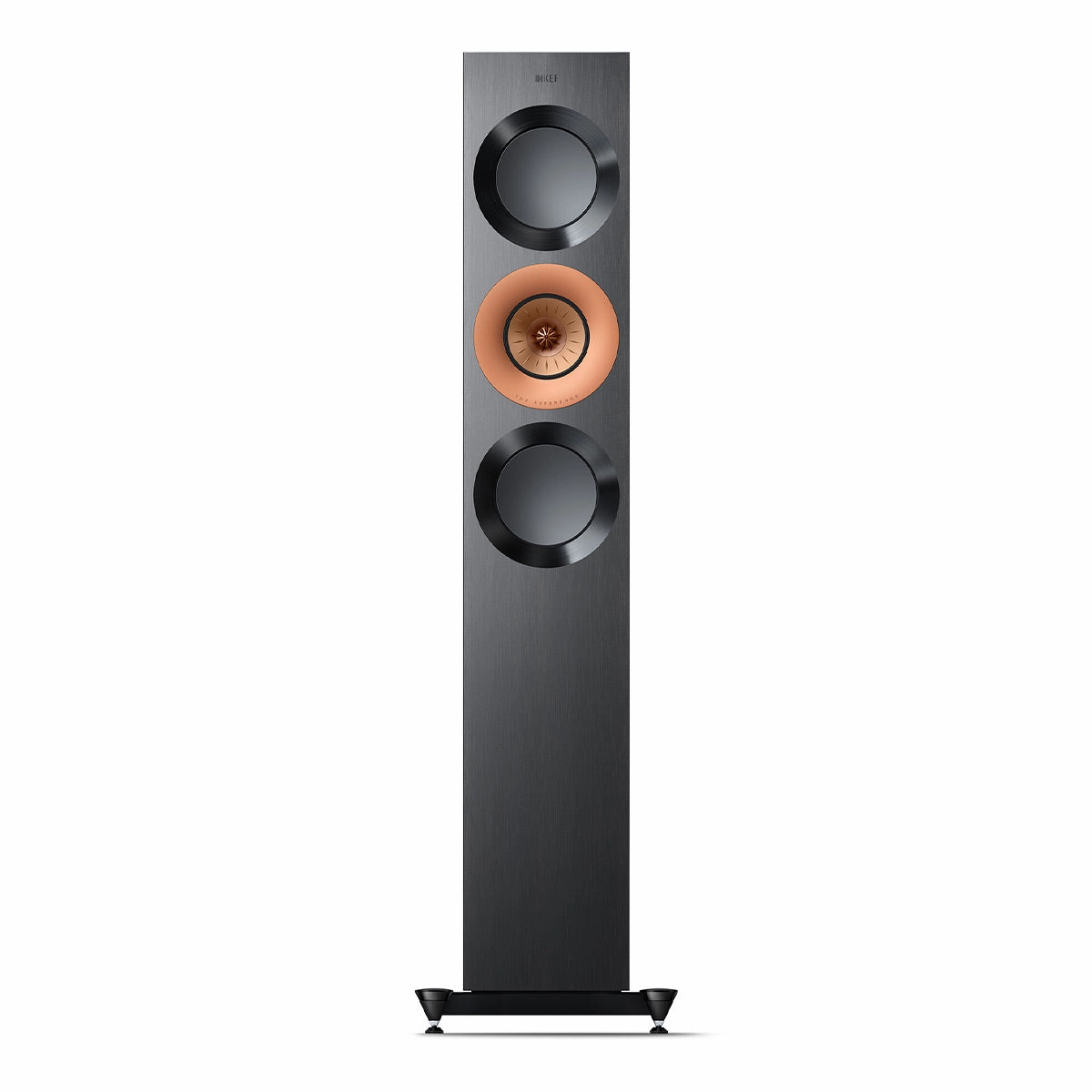 KEF Reference 3 Meta Floorstanding Speaker - Pair (High-Gloss Black/Copper)