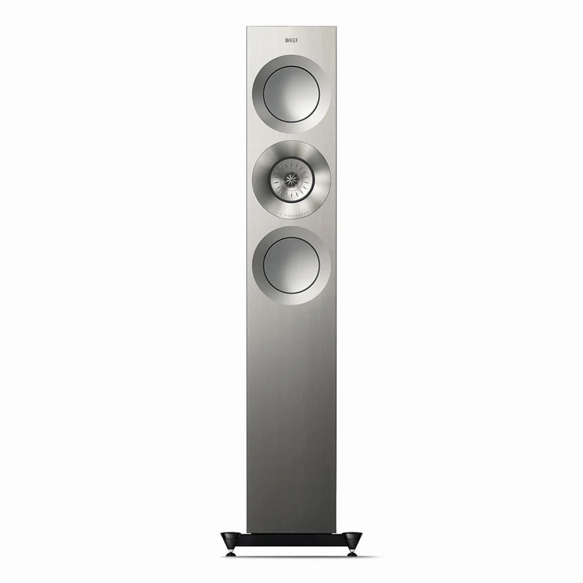 KEF Reference 3 Meta Floorstanding Speaker - Pair (Satin Walnut/Silver)