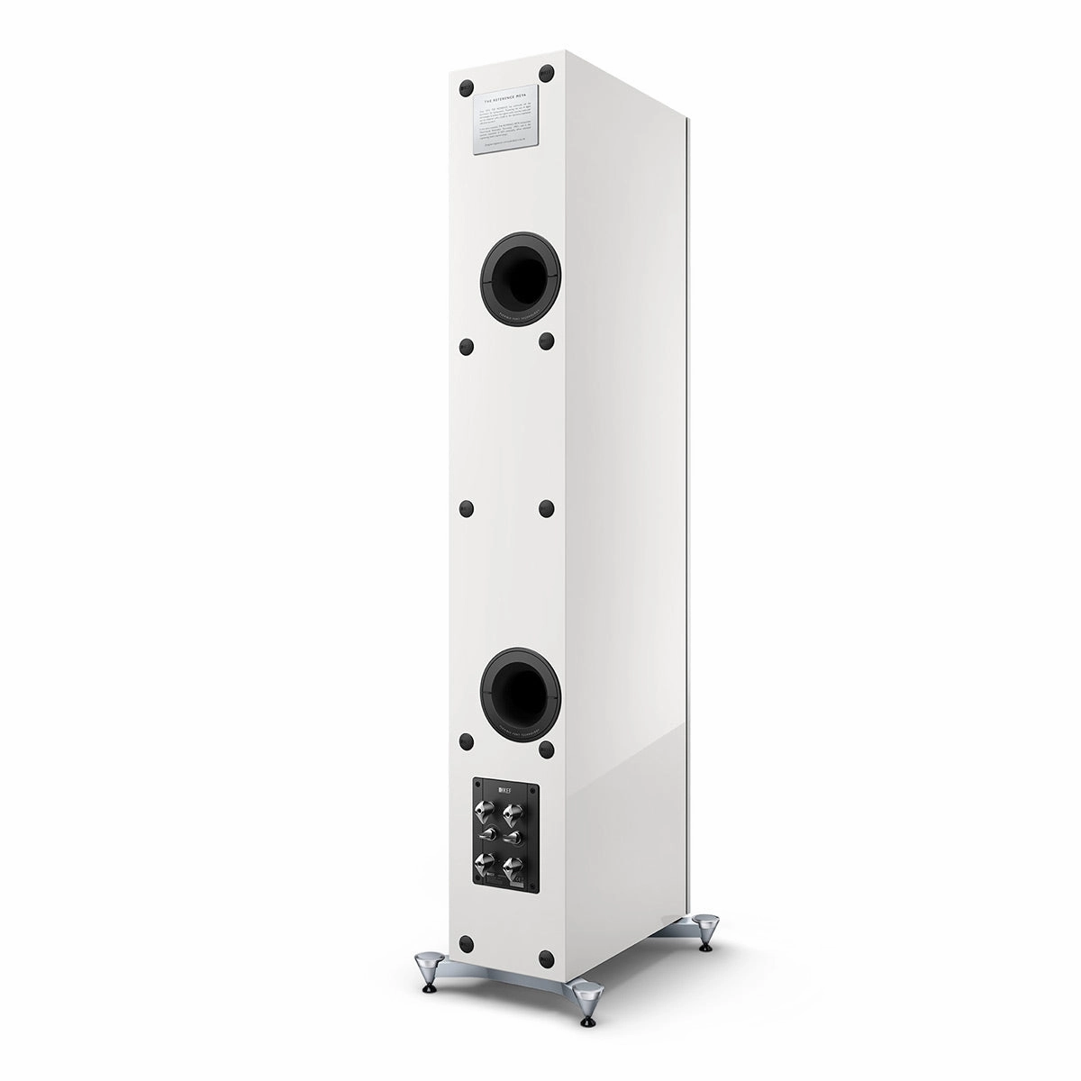 KEF Reference 5 Meta Floorstanding Speaker - Pair (High-Gloss White/Blue)