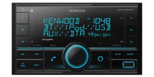 Kenwood DPX305MBT 2-Din Digital Media Receiver with Bluetooth