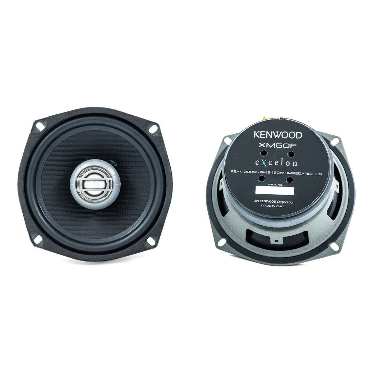 Kenwood Excelon XM50F 5.25" Motorcycle Speakers for 98'-13' Harley-Davidson Motorcycles - Pair