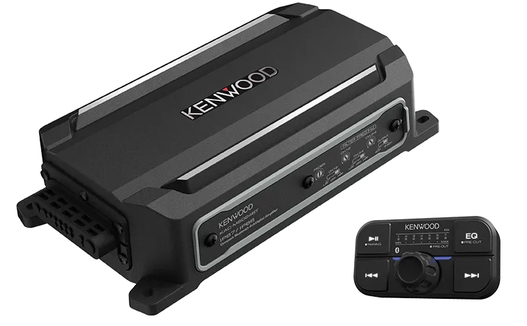 Kenwood KAC-M5024BT Waterproof 4 Channel 300W Micro Power Amp with Bluetooth Control