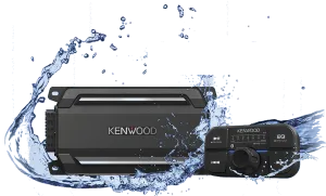 Kenwood KAC-M5024BT Waterproof 4 Channel 300W Micro Power Amp with Bluetooth Control