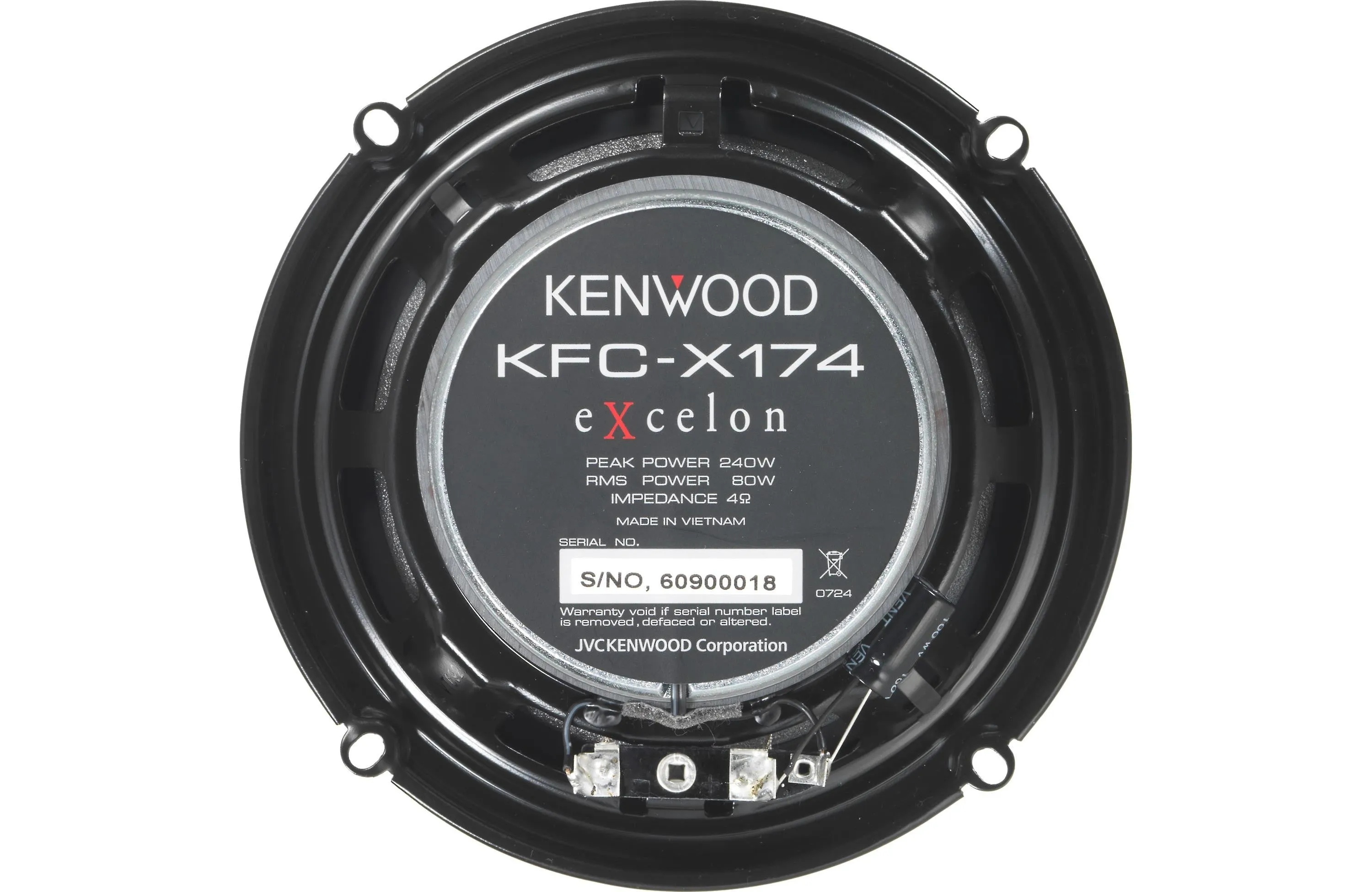 Kenwood KFC-X174 eXcelon 6-1/2 2-Way Speaker