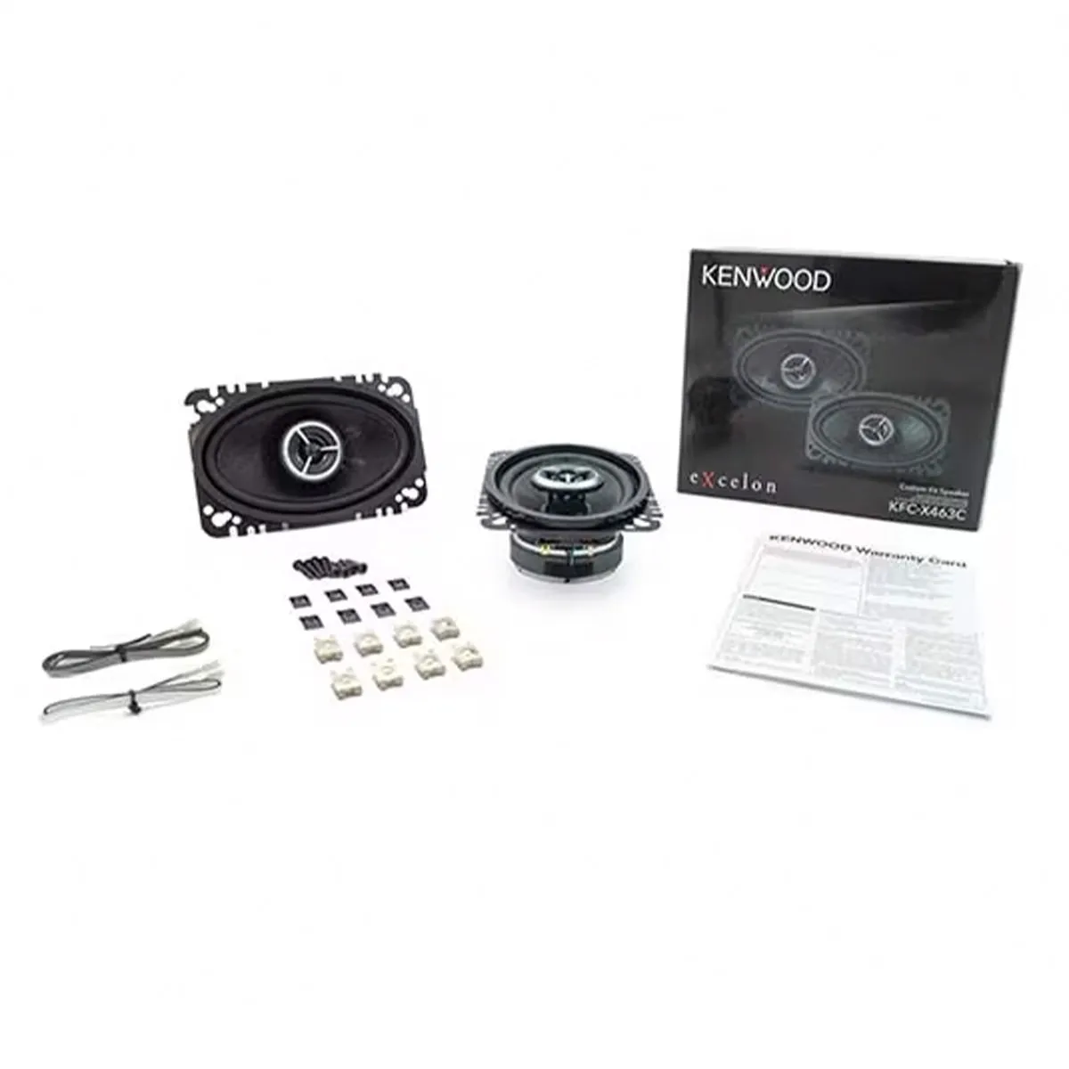 Kenwood KFC-X463C Excelon 4x6" 2-Way Speakers - Pair (Black)