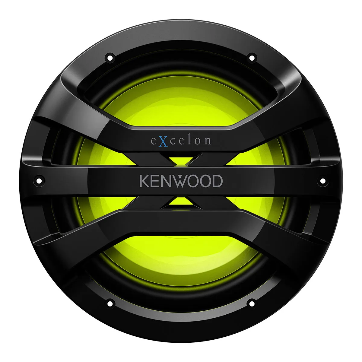 Kenwood XM1041BL eXcelon Motorsports 10" All-Weather Outdoor Subwoofer with Adjustable Lighting - Each (Black)